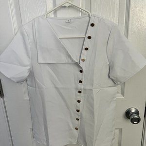 White Summer Blouse